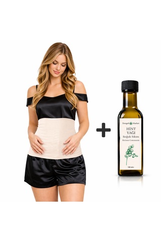 Pelvik Bölgesi Hint Yağı Sargı Bezi + Hexansız Hint Yağı 100 ML
