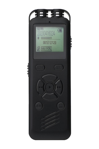 Geeksen T69 Ses Kaydedici: Uzaktan Gürültü Engelleme, Şifre Korumalı, Ses Kontrollü Kayıt, 8gb Hafıza, 12 Saat Süre, Mp3/wav Oynatma, Dahili Pil