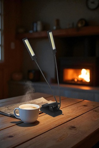 Parlaklığı Ayarlanabilir 3 Modlu Şarjlı Masa Lambası Beyaz