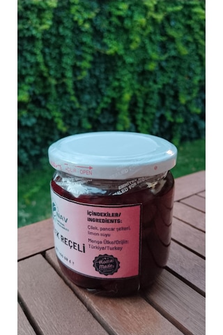 Nav Çilek Reçeli Ev Yapımı Katkısız Cam Kavanoz 450 G