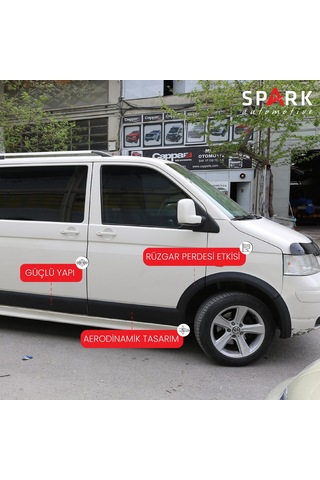 Volkswagen Transporter T5 2009-2014 Yıl Aralığı Uyumlu Kısa Şase Çift Sürgü Dodik Seti 11 Parça