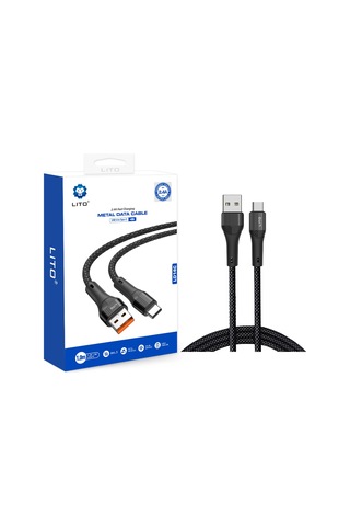Lito Usb-type C Hızlı Şarj Örgü+metal-ld14