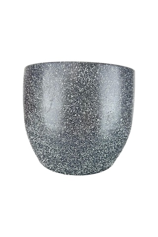 Bitki Tasarımı Ev Dekorasyon Gri Granit Toprak Saksı Saksılık Salon Çiçeklik - 19 Cm Sku: Smg8690010017680