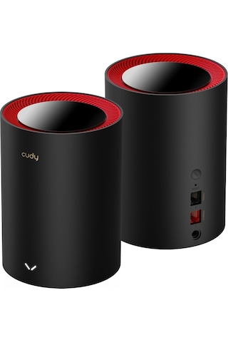Cudy M3000 3000Mbps Kablosuz 2.5 Gigabit Wi-Fi 6 Mesh Router 2'li