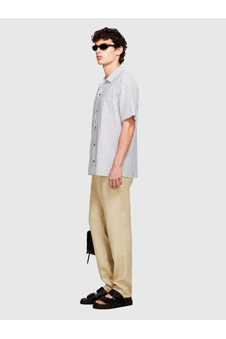 Sisley %100 Keten Slim Comfort Fit Pantolon Erkek Bej Pantolon - 325p4aghsf049