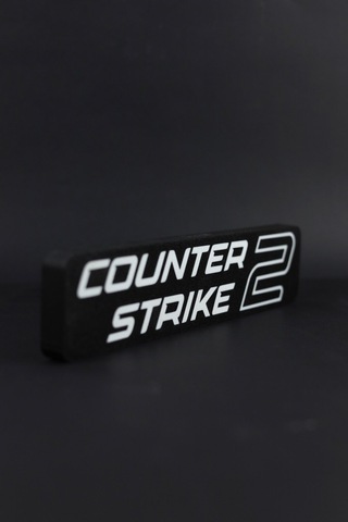Counter Strike 2 / Cs 2 - 3 Boyutlu Tabela - 25cm X 5.5cm X 1.5cm