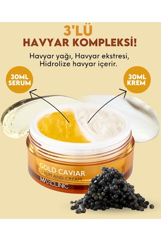 Maxclinic Gold Caviar Serum and Cream 60 ML