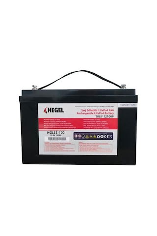Hegel Lityum Akü 100ah Lifepo4 12.8v 1280wh-833