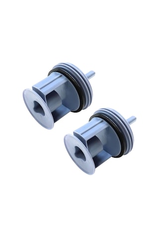 Bosch Uyumlu Wga142x0tr, Wat20480tr, Waw2856xtr, Profilo Cmg120dtr İle Çamaşır Makinesi Pompa Filtre Kapağı 2'li