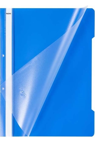 Noki Telli A4 Plastik Dosya Mavi 50 Li 2 Paket 100