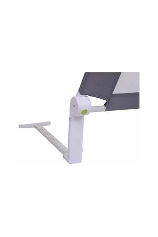 Portakal Safety Tavşan Desenli Portatif Katlanabilir Yatak Bariyeri Gri