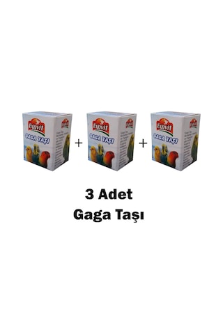 Muhabbet Kuşu Gaga Taşı Kalsiyumlu 3 Adet
