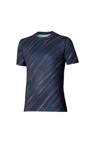 Summer Pack Qd Erkek Tişört Lacivert / Turuncu Çok Renkli