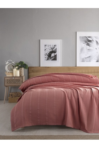 Tek Kişilik Waffle Pike 160x230cm, %100 Pamuk, Petek Tasarım