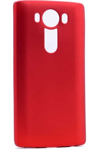 LG Uyumlu V10 Kılıf Zore Premier Silikon Kapak Kırmızı