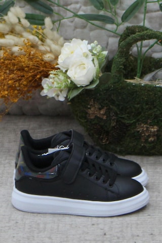 M.p 242 3317 Siyah Beyaz Rahat Hafif Kız Çocuk Ayakkabı 001