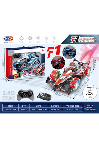 Uzaktan Kumandalı Araba Şarjlı Drift Formula Sesli Elle Kontrol