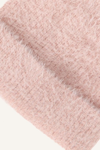 Defacto Kulaklı Triko Bere Kız Bebek F0024a526wnpn424 Pembe-pn424