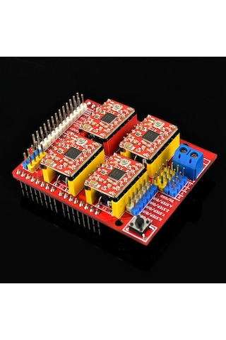 Arduino Cnc Shield Arduino Uno Klon 4X A4988 Dahil