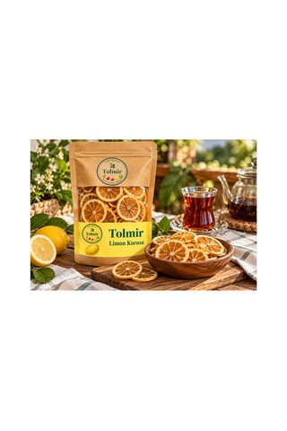 Tolmir Doğal Limon Kurusu Dilimlenmiş Kurutulmuş Limon 100 G