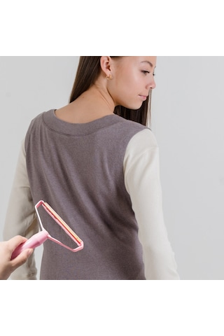 Çift Taraflı Elbise Kazak Plastik Kumaş Tüy Alma Ve Tiftik Temizl Çok Renkli