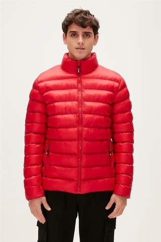 Bad Bear Boss Puffer Erkek Mont-6497 Kırmızı