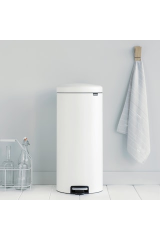 Brabantia Çöp Kutusu 30 Litre Newicon Pedallı Beyaz 111785