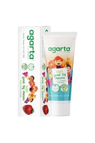 Agarta Doğal Diş Macunu 75ml Çocuk 2 Li Set Beyazlık