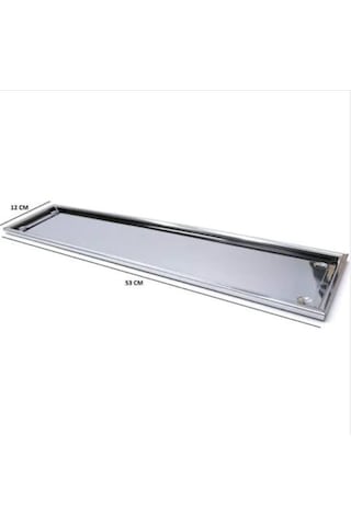2 Adet ✓ Metal Plakalık Paslanmaz Çelik Plakalık Krom Plakalık
