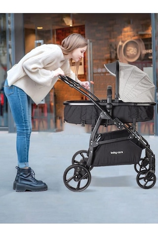 Safari Gri Trio Travel Sistem Bebek Arabası Puset