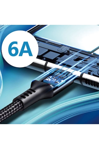 Go Des GD-UC593 PD65W 1.2M Type-c Ve Usb-a Kablo