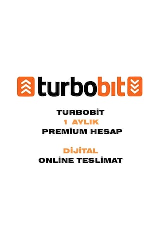 1 Ay 30 Günlük Turbobit Premium Hesap