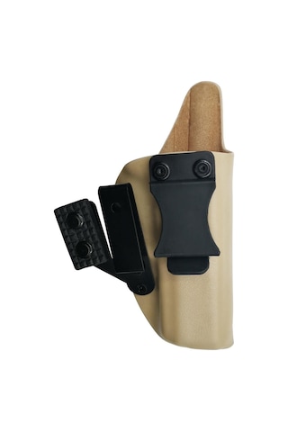 Sarsılmaz Sar9 Uyumlu Kydex Kasık Üstü Gizli Iç Kılıf Kadife Kaplamalı Çöl Sarısı