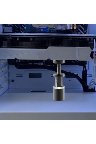 Suntek Grafik Kartı Gpu Desteği Braketi Pc Bilgisayar 50-mm-siyah-kırmızı