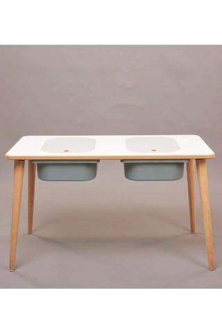 Moniev Çocuk Oyun Etkinlik Çalışma Masası Aktivite Masası Tabure Beyaz