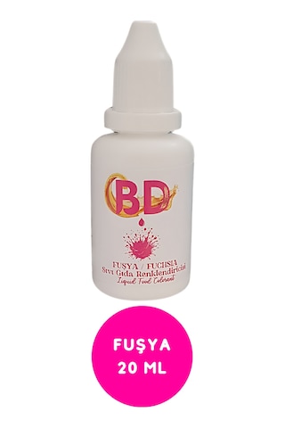 Bd Sıvı Gıda Boyası 20 Ml Fuşya