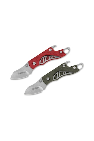 Kershaw Cinder Rd & Ol Combo Pack Kamp Çakı Kırmızı - Yeşil