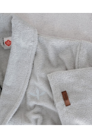 Cottonbox Wellness Stone Gri Tek Kişilik Bornoz L-xl Gri