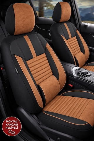 Vw Sharan Phantom Taba Tay Tüyü Oto Koltuk Kılıfı Tam Set -ortopedik-kolay -terletmez 2010-2020