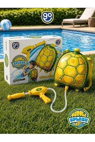 Turtle Splash Su Çantası 1400ml - Su Tabancası Çantalı Oyuncak