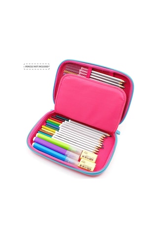 3495 Unick Color Büyük Boy Eva Estuche Kalem Çantası - Unicorn At Pembe/unicorn