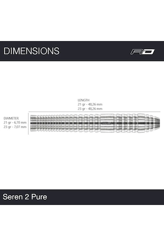 Red Dragon Seren 2 Pure % 90 Tungsten Çelik Uçlu Dart Oku