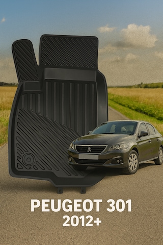Peugeot 301 2012+ Uyumlu 3d Oto Paspas Premium
