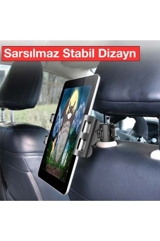 Ally Universal Araç Arka Koltuk Tablet Ve Telefon Tutucu (119548715)