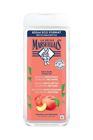 Le Petit Marseillais Duş Jeli Beyaz Şeftali & Nektarin 650 Ml Şeftali