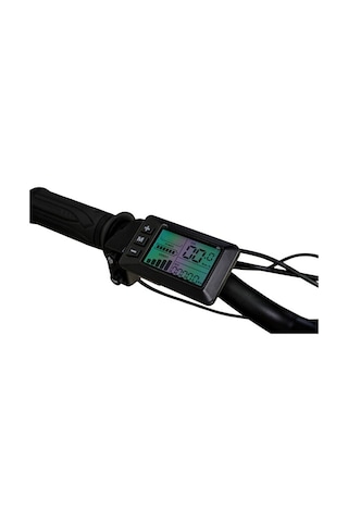 Bike - Elektrikli Katlanılabilir Bisiklet Düz Kadro Siyah - Kırmızı