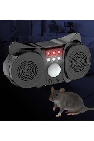 Lichen Sensör Yanıp Sönen Ultrasonik Kemirgen Kovucu Böcek Kovucu