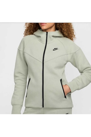 Tech Fleece Windrunner Full-zip Hoodie Su Yeşili Kadın Sweatshrit Su Yeşili