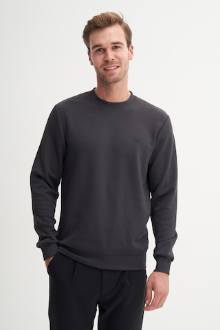 Cazador 54260 Erkek Bisiklet Yaka Sweatshirt Antrasit