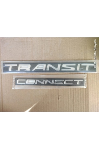 Transit Connect Bagaj Yazısı Yeni Kasa Transit Connect 2li Takım Yeni Model Bantlı Oto Logo Aksesuar